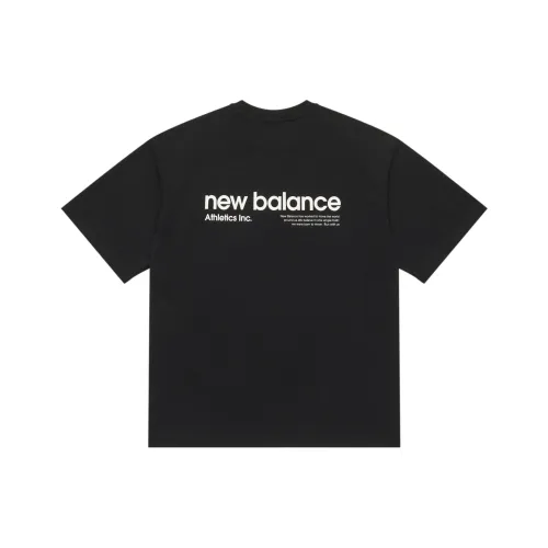 New Balance совместная футболка T Унисекс Угольно-черный