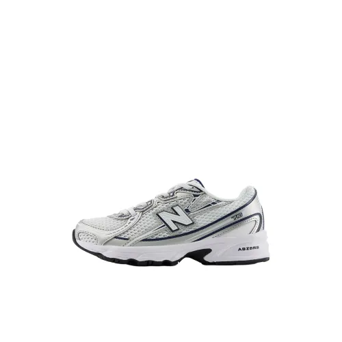 New Balance NB 740 Детская беговая обувь Низкий топ Морской синий/Белый Kids