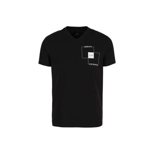 ARMANI EXCHANGEAE SS24 T Рубашка Мужская Черная