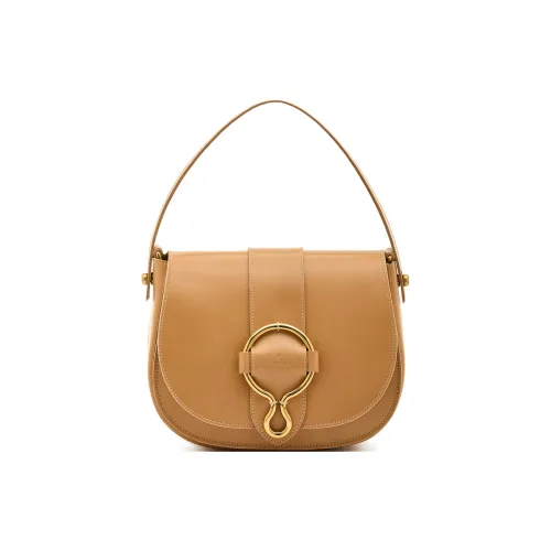 Il Bisonte Сумка из дубленой коровьей кожи седло сумка через плечо женская натуральная