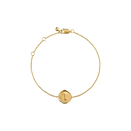 Monica Vinader Браслеты из стерлингового серебра с покрытием из 18-каратного золота женские золотые