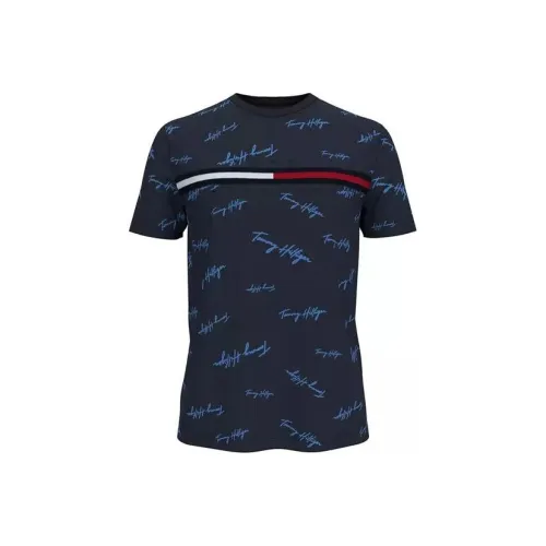 Tommy Hilfiger Темно-синие мужские футболки T