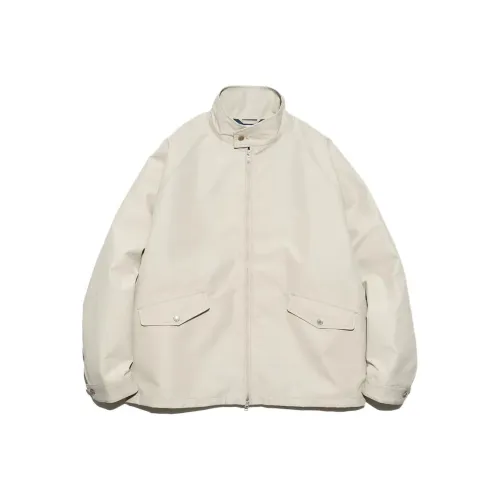 Nanamica SS25 Куртки Пальто Унисекс Экрю