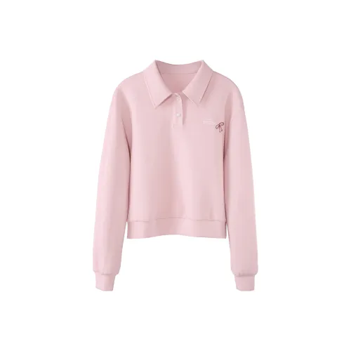 Fstudio Polo-Sвитшот с воротником женский розовый