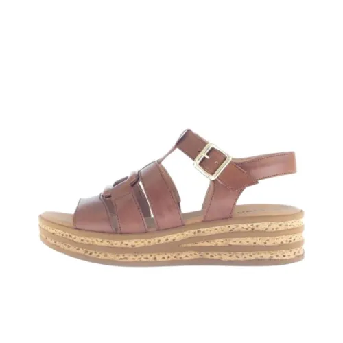 Gabor Модные сандалии в римском стиле 4,5 см женские коричневый