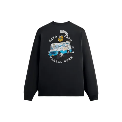 KITH Рукав с оборванным плечом T-рубашка Унисекс Черный