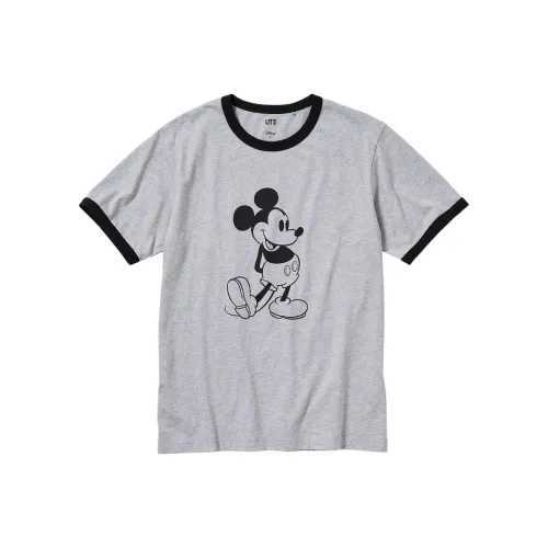 UNIQLO Серые Унисекс Футболки