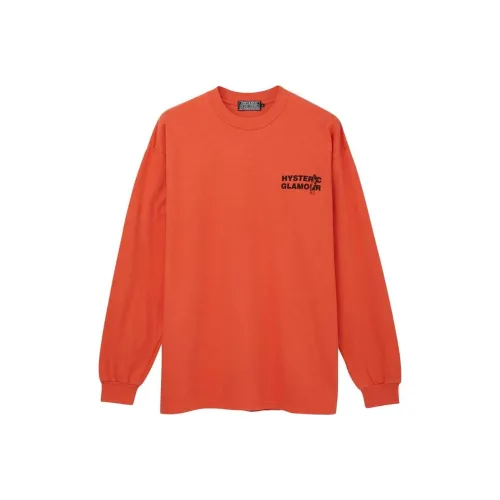 HYSTERIC GLAMOUR SS24 T Рубашка Мужская Оранжевая