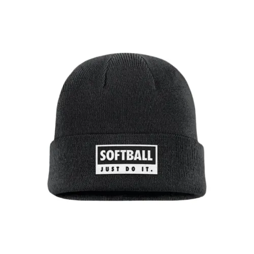 nike Акриловые шапки-бини унисекс черные