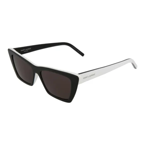 SAINT LAURENT Ацетат Кошачий глаз Солнцезащитные очки Женские Черный