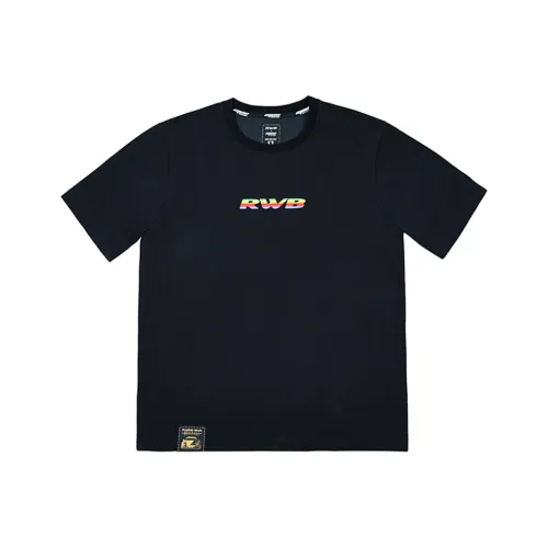 RAUH Welt BEGRIFF Короткий рукав T-рубашка Унисекс Черный