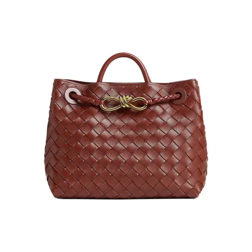 Bottega Veneta Andiamo series Овчина Сумка через плечо Сумка Маленькая Женская Сапеле Красная