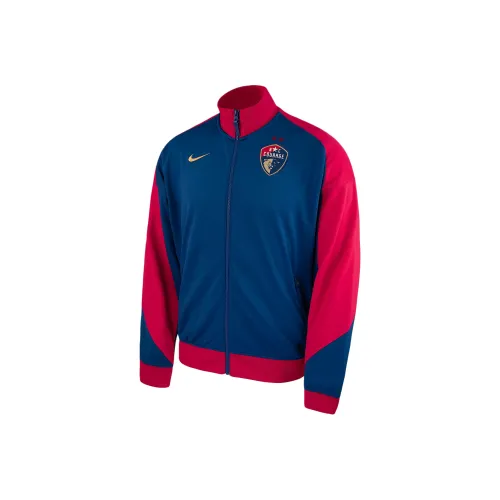 Nike NWSL Северная Каролина Мужество Куртка Унисекс Ягода Фитнес Синий