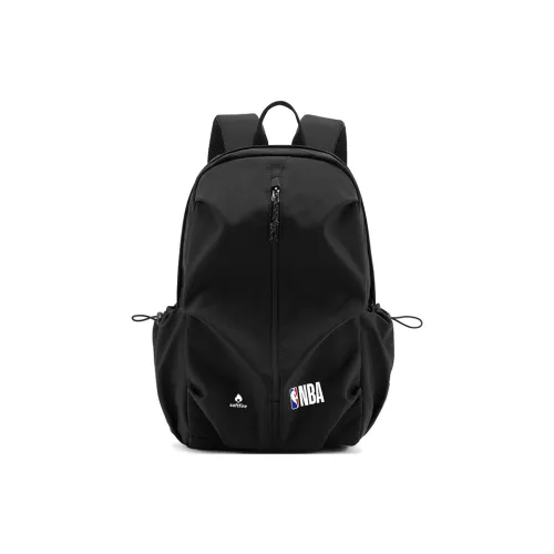 NBA Износостойкий и Водонепроницаемый Kids Сумка Стандартная Унисекс Черный Экрю