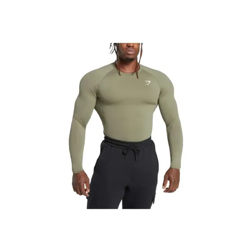 GYMSHARK Зеленый Мужской T-Рубашки