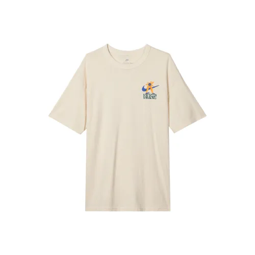 Nike Однотонные Мужские Футболки