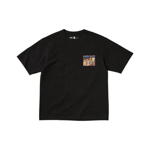 UNIQLO 09 Черная унисекс футболка