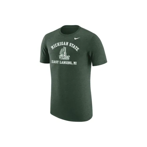 Nike Темно-зеленые Мужские T-рубашки