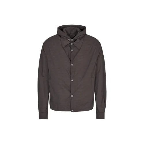 EMPORIO ARMANI Куртки и Пальто Мужской Бронза Коричневый