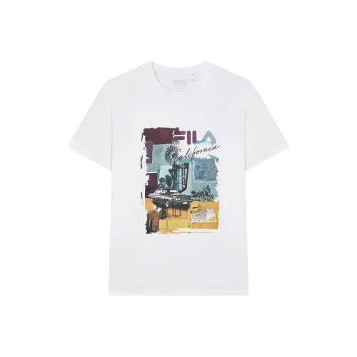 FILA Белая Мужская T-Рубашка