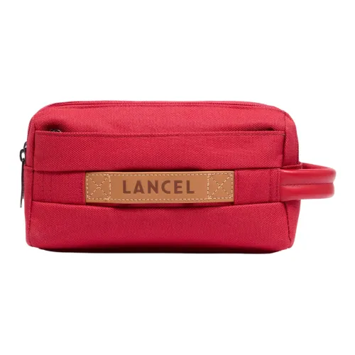LANCEL Полиамид Туалетная сумка Унисекс Красная