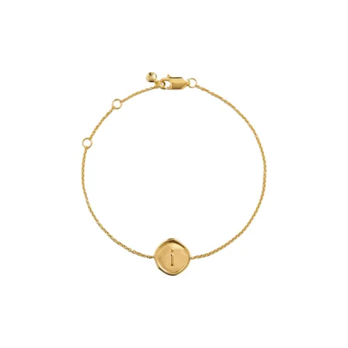 Monica Vinader Браслеты из серебра с покрытием 18K золота женские золотые