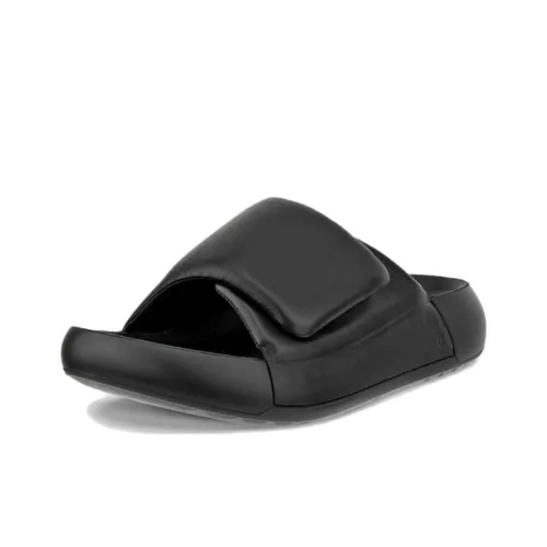 Ecco Comme Collection Устойчивые к истиранию Слипоны Женские Черные