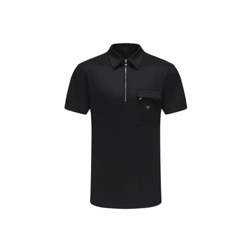 DIDIBOY Мужские черные футболки T-Shirt