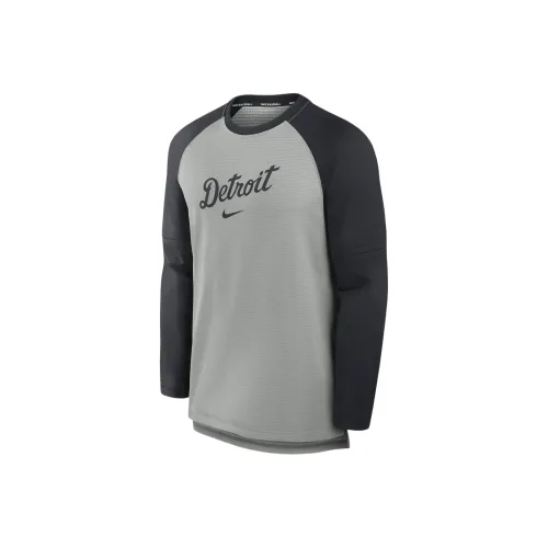 nike Detroit Tigers Аутентичная коллекция Game Time T Рубашка Мужская Серого цвета