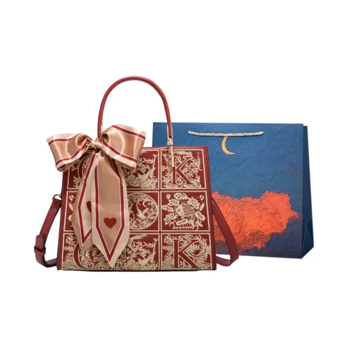 Elsvet Искусственная кожа Сумка Женская Красная