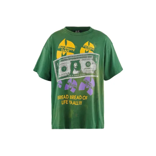 SAINT Mxxxxx x SEAN WOTHERSPOON SS24 T Рубашка Мужская Зеленая