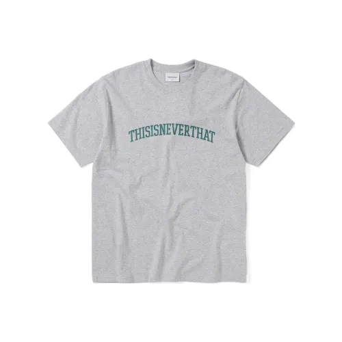 Thisisneverthat SS24 Свод Логотип Tee T Рубашка Унисекс Фотиния Серый