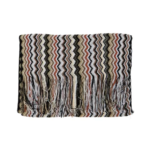 MISSONI Хлопок Вискоза Текстиль Бумага Вязаные шарфы Женские Многоцветный