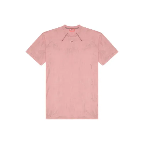 DIESEL Розовые Мужские T-рубашки