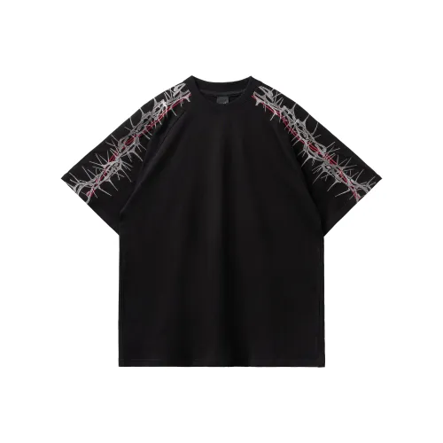 PILOTDRAGON 100% хлопок Круглый вырез T-рубашка Унисекс Черный