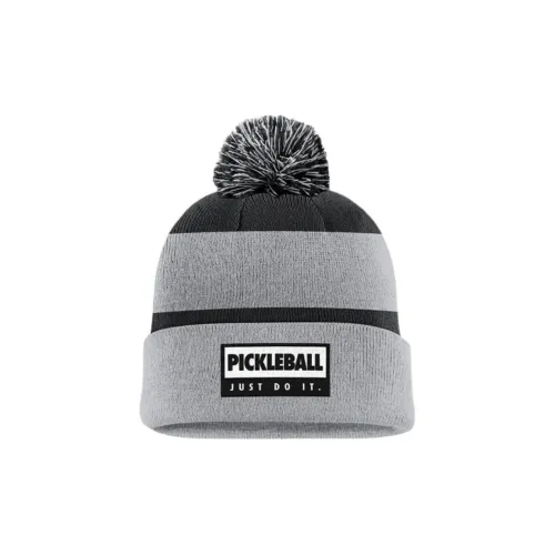 nike Акриловые шапки-бини унисекс серые