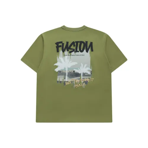 FILA FUSION FILA FUSION X ЛИЗА Зеленый Мужская T-Рубашка