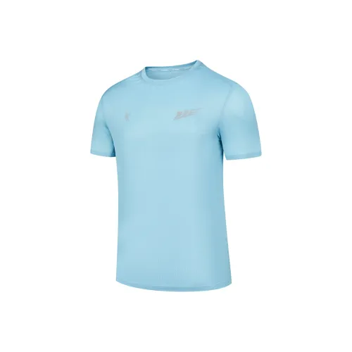 QIAODAN Feiying Бег Т-Рубашка Мужская Дождь Волна Синий