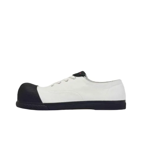 MARNI COTTON Wave Low-Top Canvas Shoes Men's White