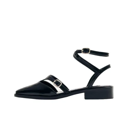 ALOHAS Aveline Грубый каблук Высокие каблуки 3 см Женские Черный