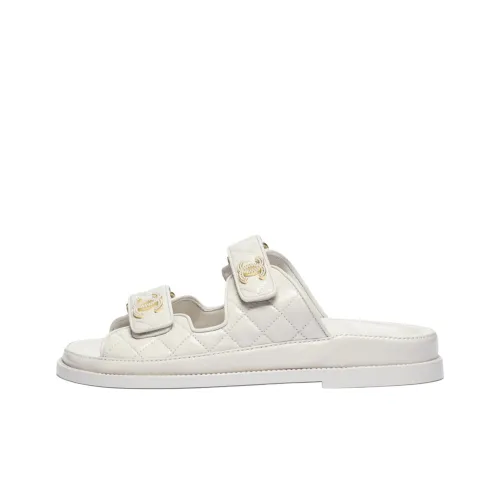 CHANEL Слипоны Женские Белые