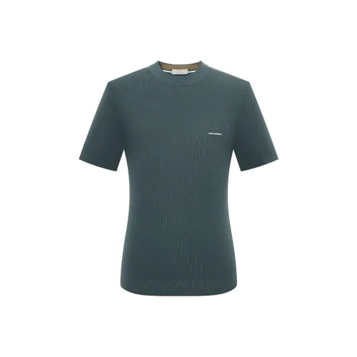 SAINT ANGELO T-рубашка мужская темно-вересковый зеленый