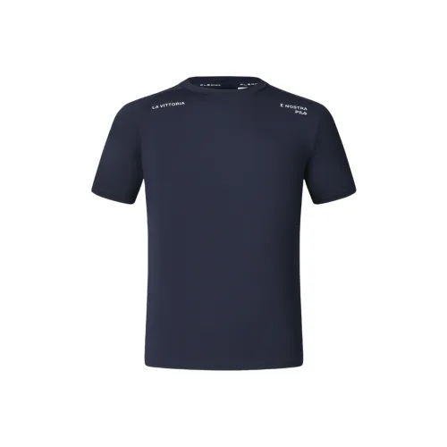 FILA Фитнес Королевский Синий Мужская Футболка