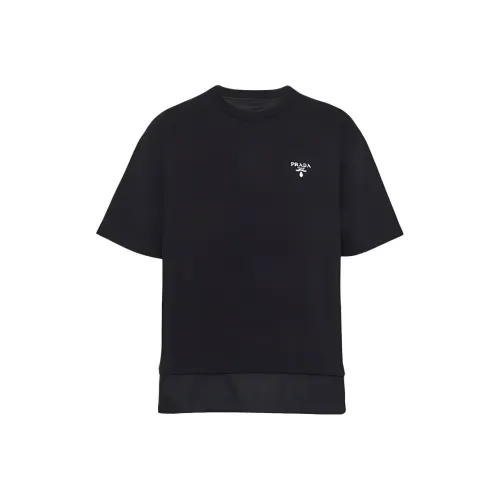 PRADA Мужские черные T-рубашки