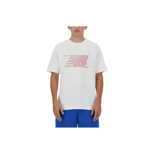 New Balance T-Shirt Мужской Белый
