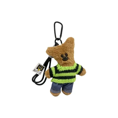 FKOFR Скрипучая MR. Бобовый Плюшевая Кукла Медвежонок Подвеска 15 см Высота