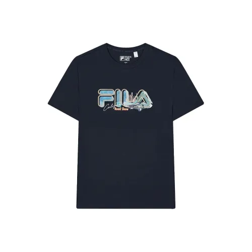 Fila Heritage Легендарный синий Мужская футболка с коротким рукавом