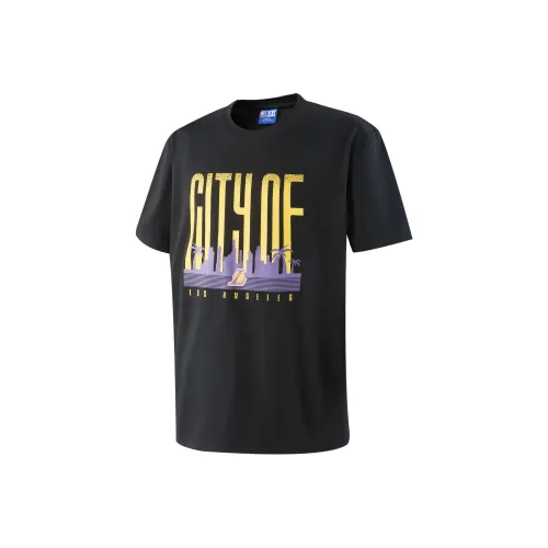 NBA T-Shirt Los Angeles Lakers Унисекс Черный