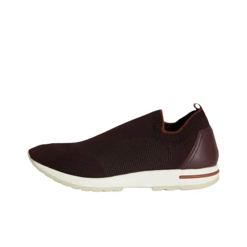 Loro Piana Низкий топ Повседневная обувь Мужская Темно-фиолетовый Красный