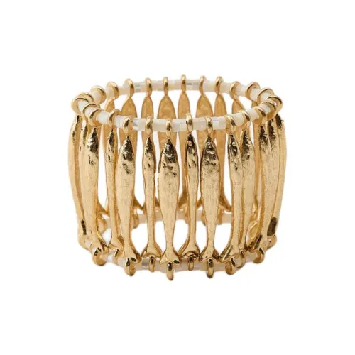 ZARA Цинковый Оболочка Акриловый пластик Браслеты Женские Золотой